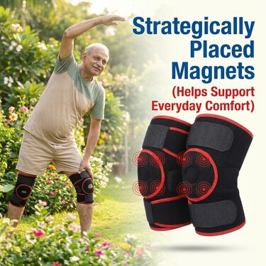 Adjustable Compression Knee Support Pair