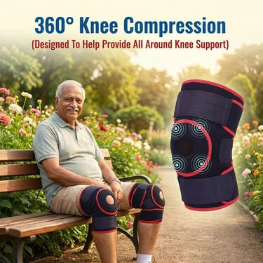 Adjustable Compression Knee Support Pair