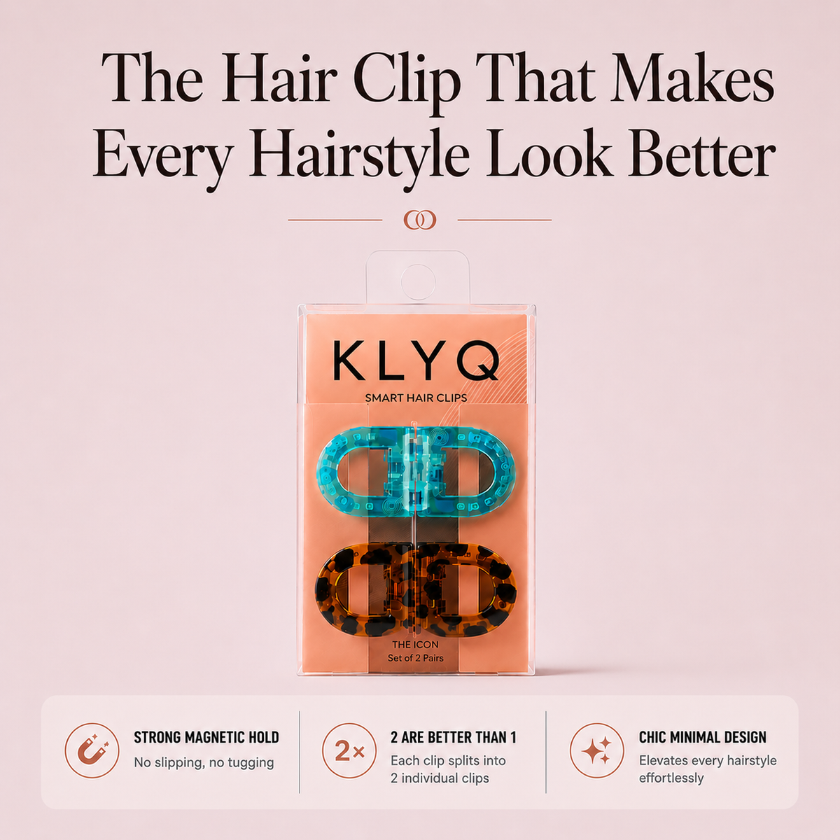 Magnetic Hair Clip for Effortless Style
