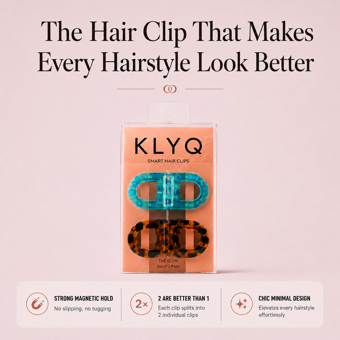 Magnetic Hair Clip for Effortless Style