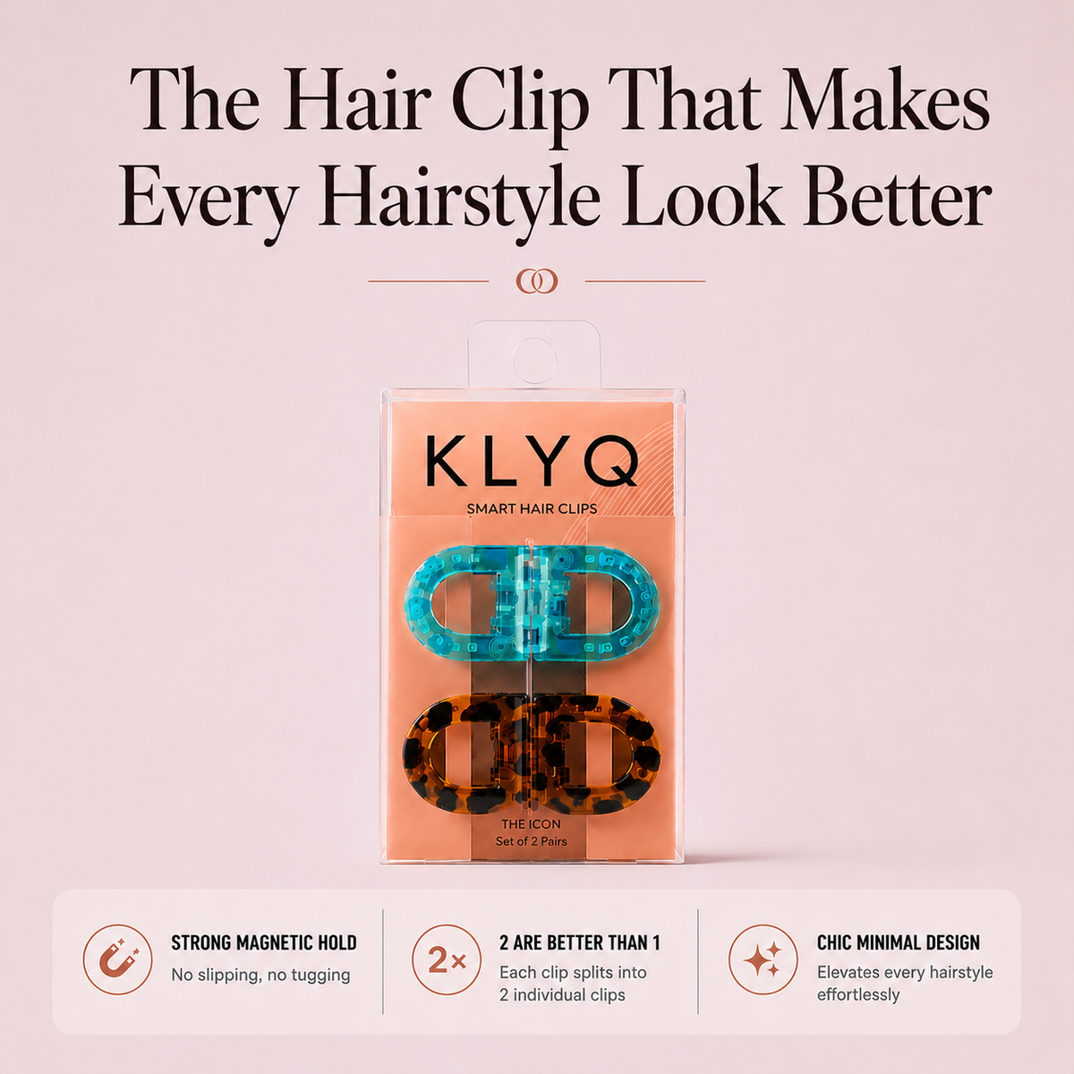 Magnetic Hair Clip for Effortless Style