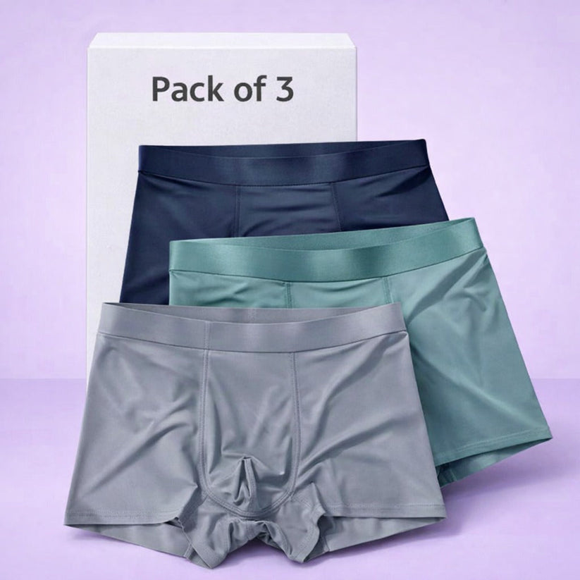 Elevate Comfort Men's Ice Silk Briefs
